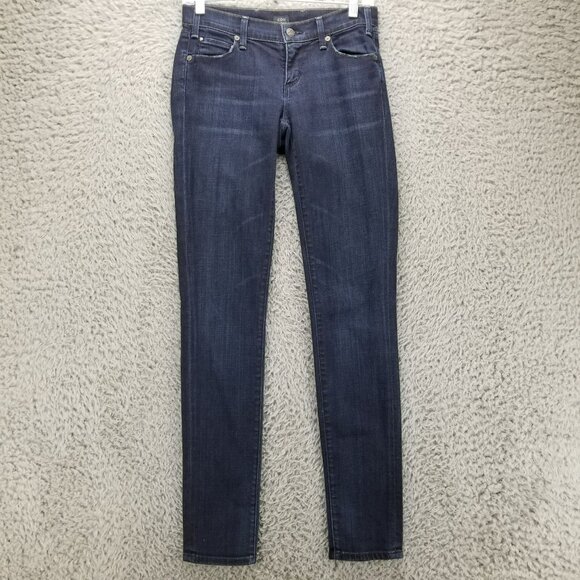 Citizens Of Humanity Jeans Womens 25 Blue Skinny Stretch Denim - Picture 1 of 16